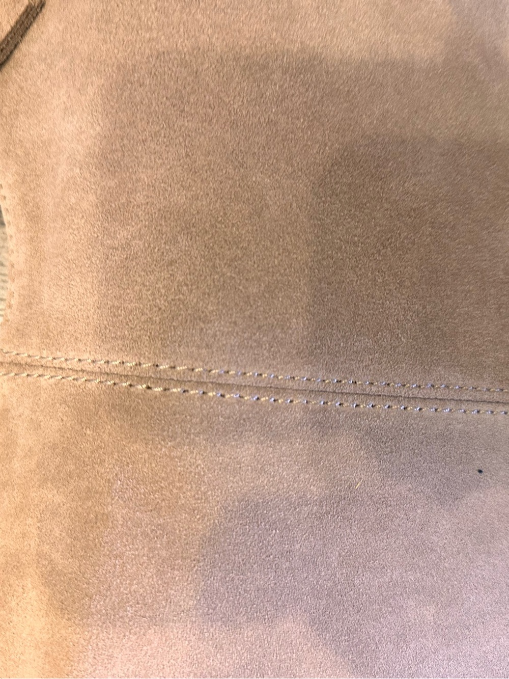 Moda luxe Farrah style Suede Hobo Bag - tan NWT - Picture 7 of 11